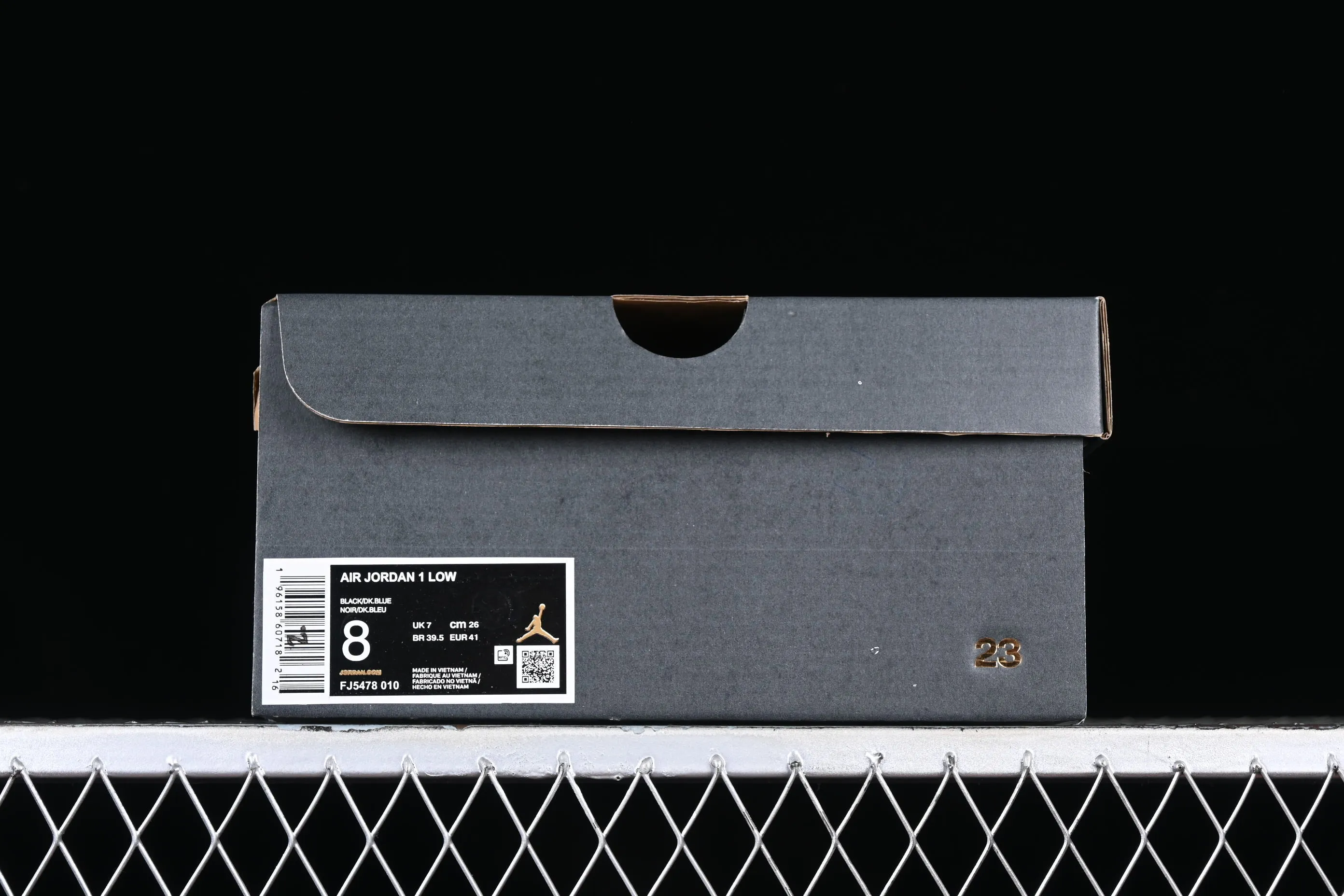 All categories Air Jordan Jordan series basketball shoes Air Jordan 1 Low Z version Air Jordan 1 Low AJ1 Joe 1 black, blue and white low-top cultural casual sneakers FJ5478-010